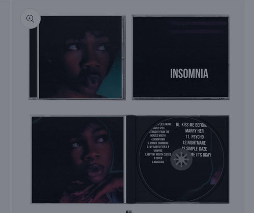 Insomnia album CD- Ree Sans